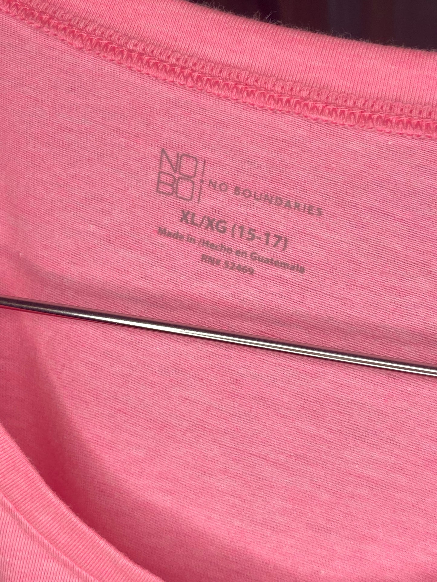 We the People | T-Shirt | No Boundaries | Pink | Women's X-Large