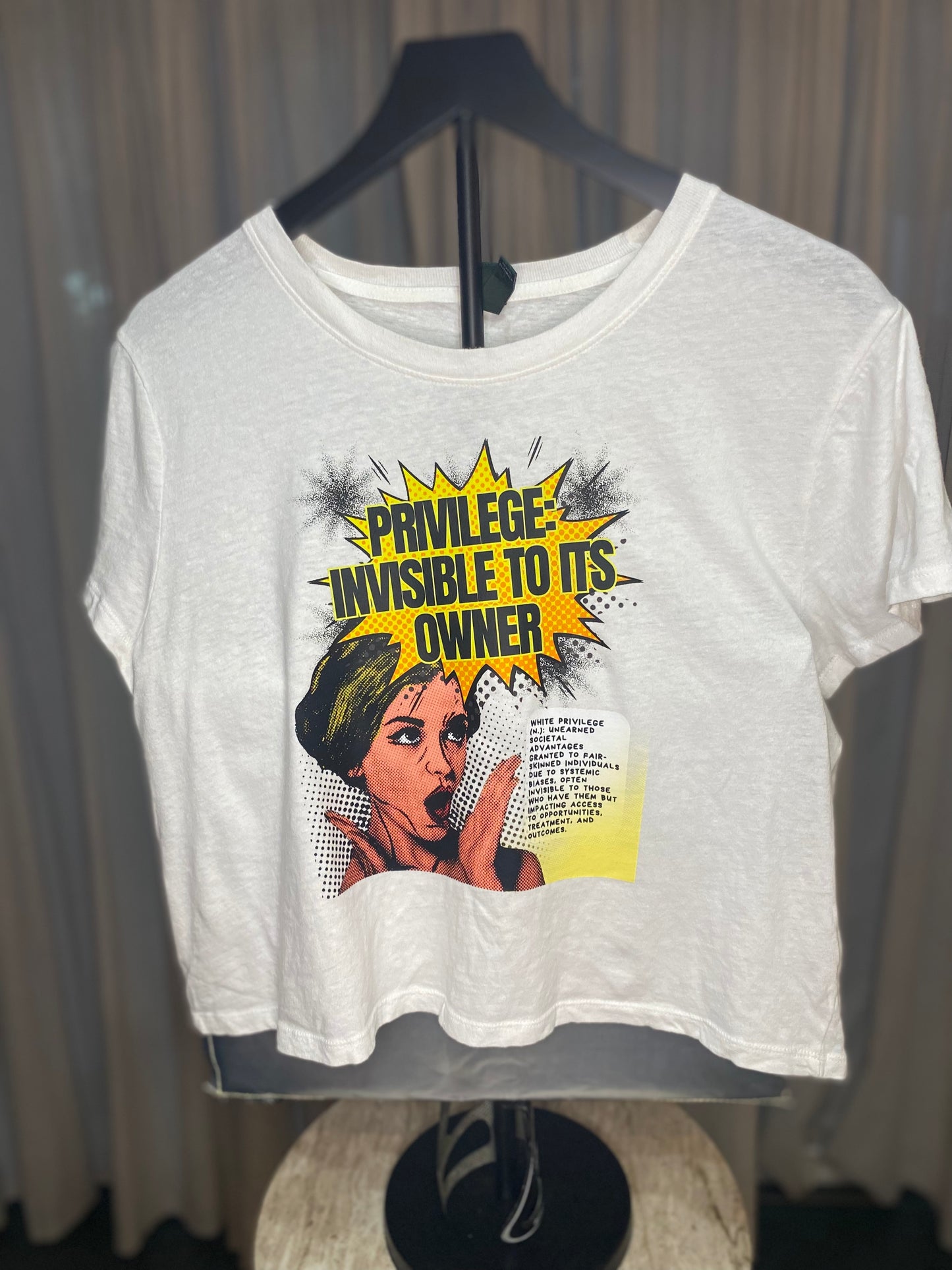 Invisible Privilege | T-Shirt | Wild Fable | White | Women's Large