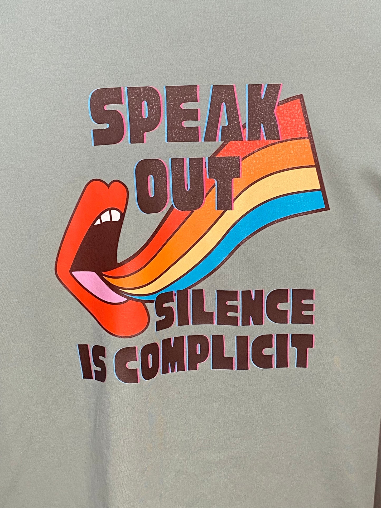 Speak Out | T-Shirt |Banana Republic | Green | Women's Small