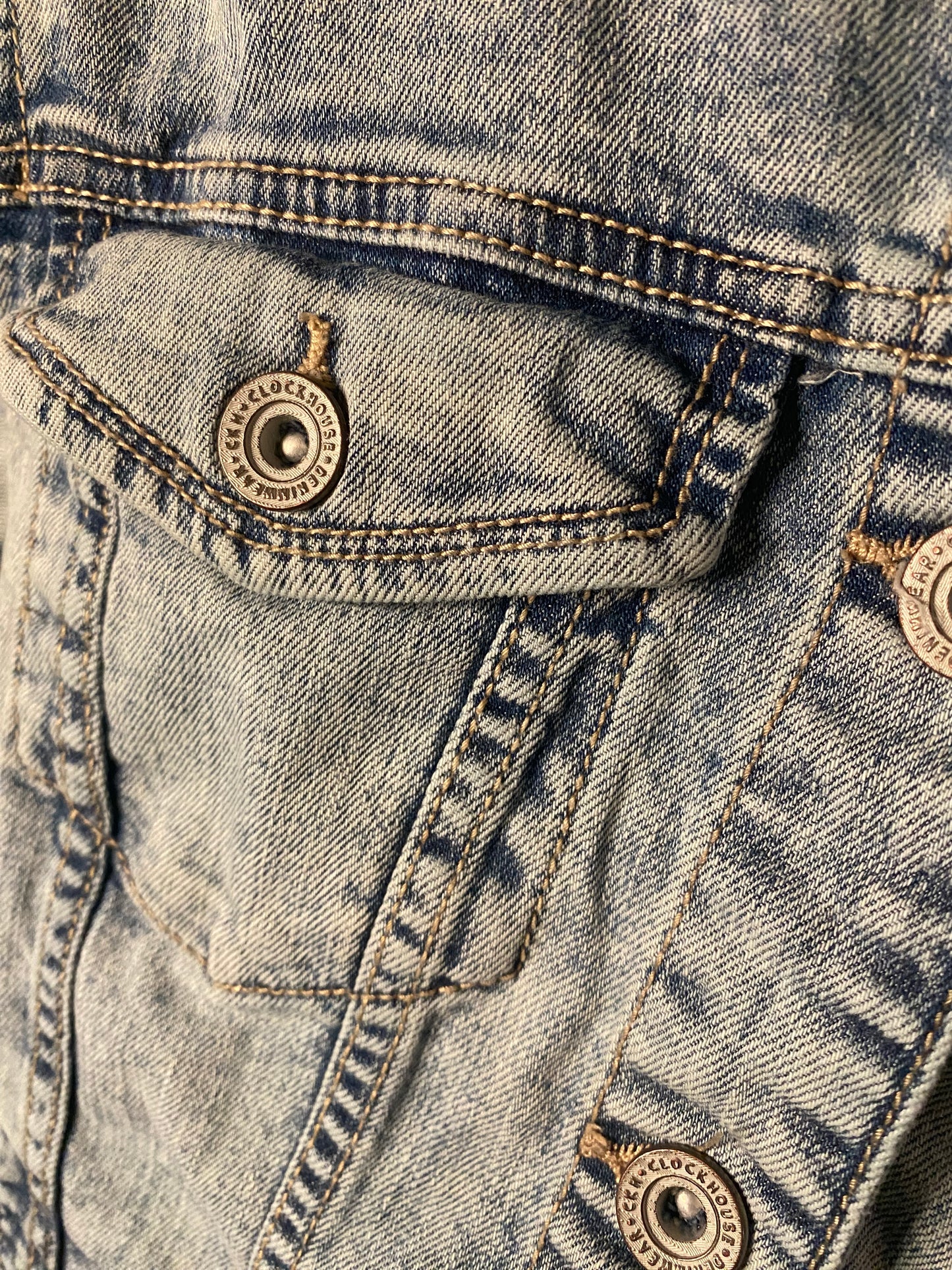 Oust the Oligarchy | Denim Jacket | Clockhouse | Blue | Women's Medium