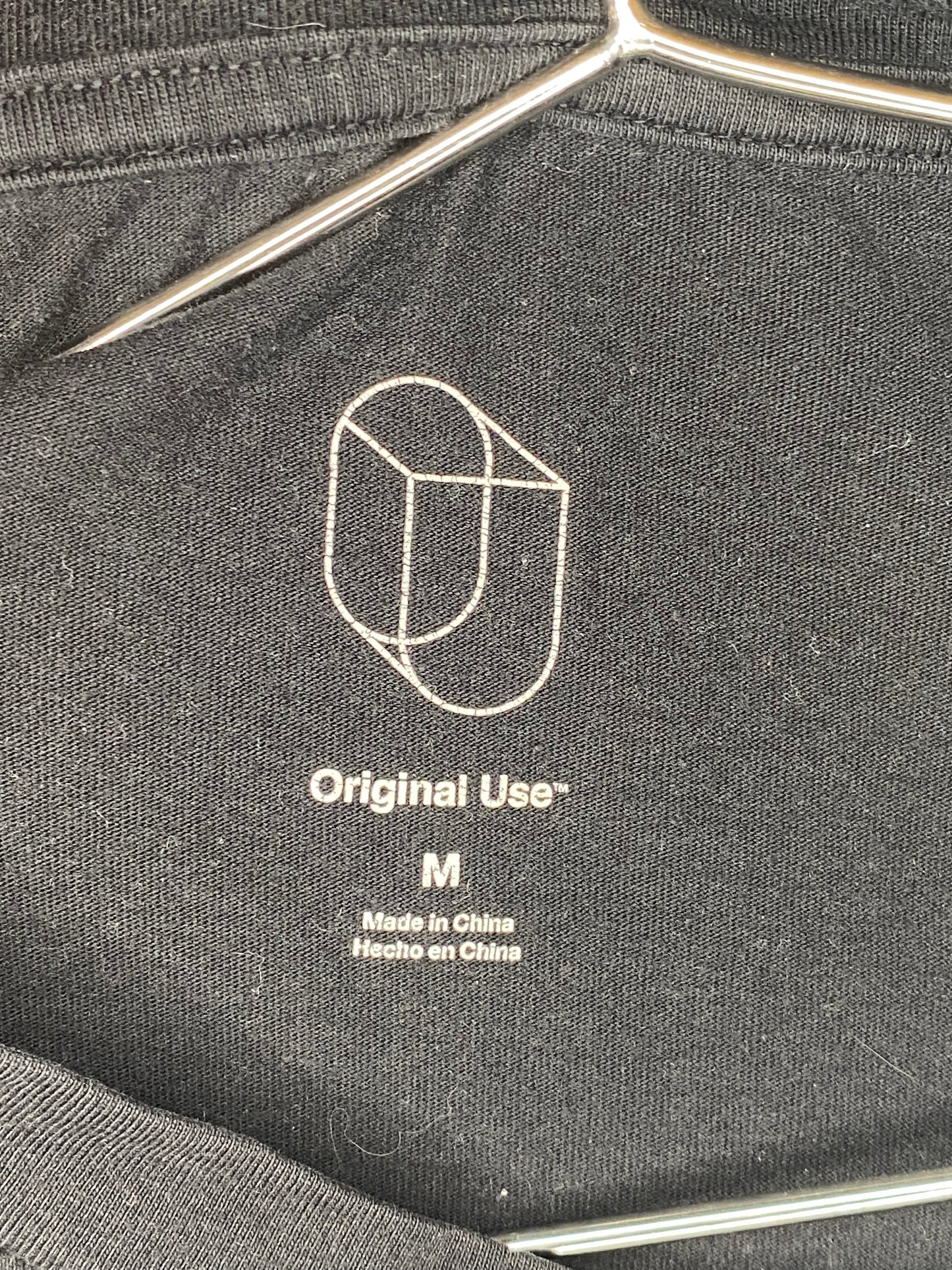 Back Down | T-Shirt | Original Use | Black | Men's Medium