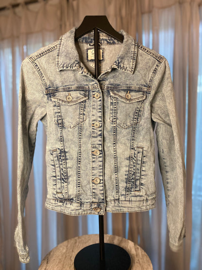 Oust the Oligarchy | Denim Jacket | Clockhouse | Blue | Women's Medium