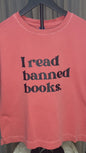 Banned Books | T-Shirt | Old Navy | Coral | Women's Small