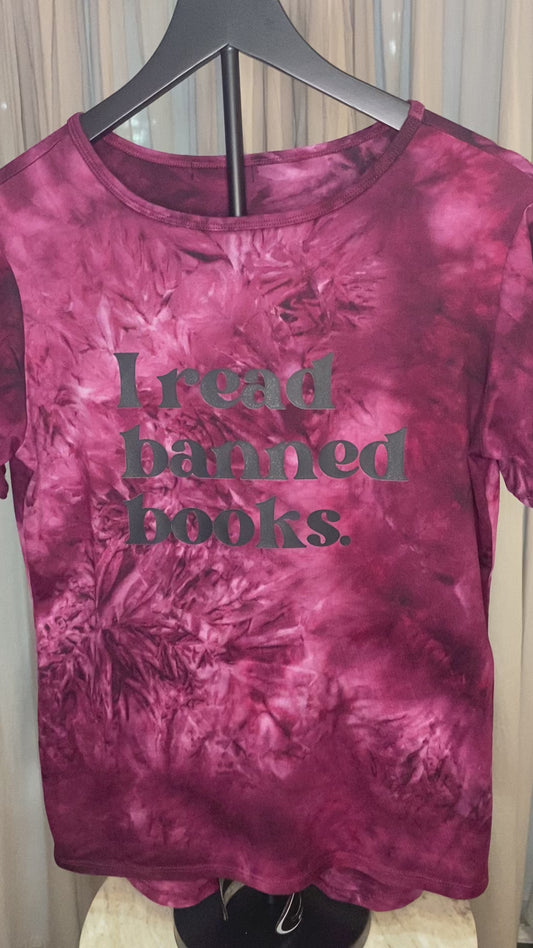 Banned Books | T-Shirt | Purple | Women's Medium